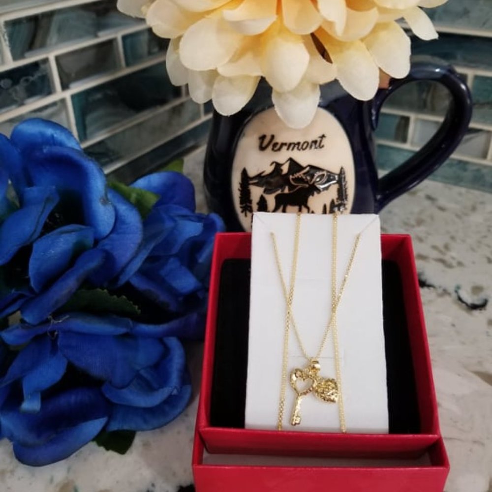 Gold necklace and pendant 18k - Picture 3 of 9